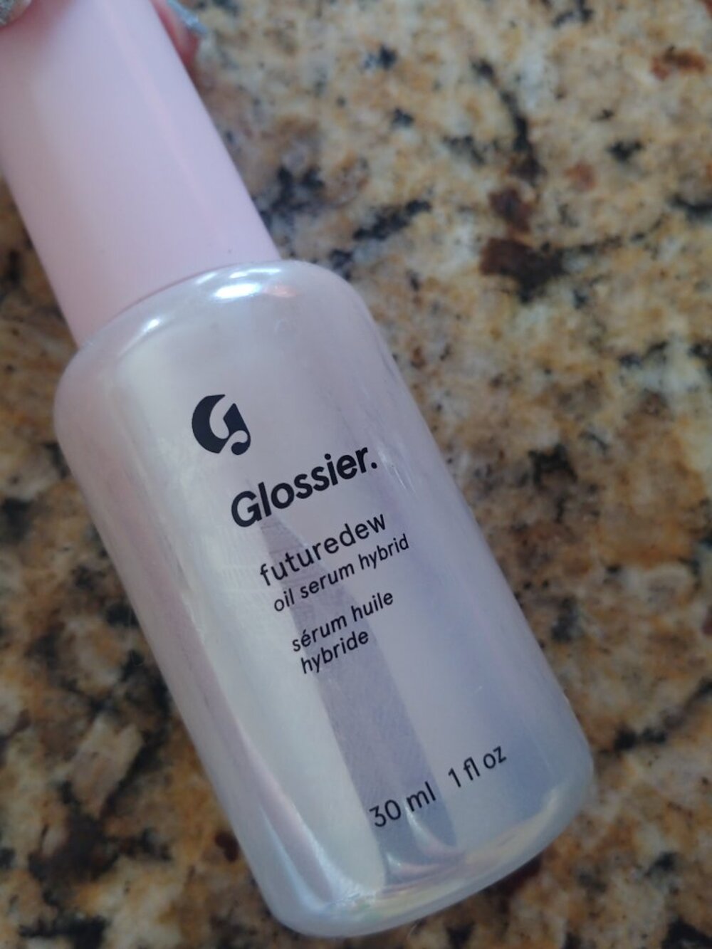 BARELY USED Glossier Futuredew size 1 FL oz
